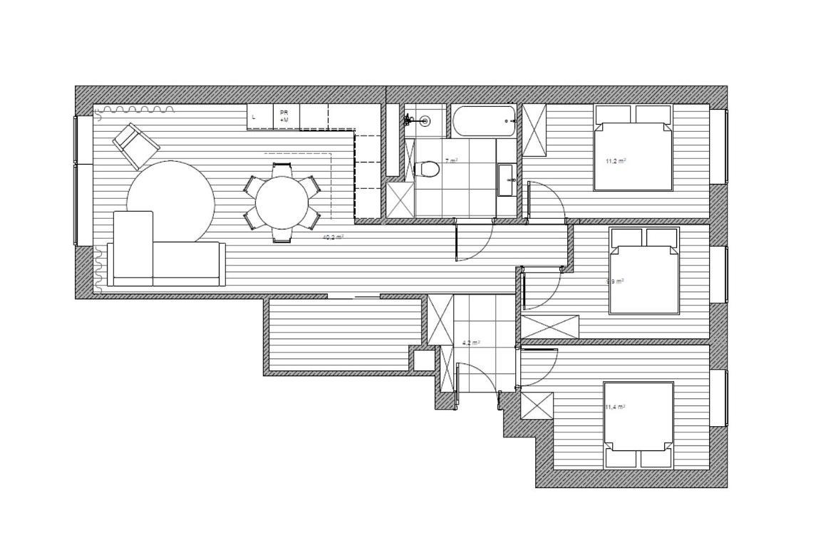 Przestronny Apartament Premium Letnica Gdańsk Zewnętrze zdjęcie